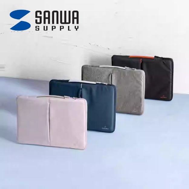 圖片 SANWA 時尚雙拼手提平板電腦保護包