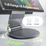圖片 LULULOOK 360°旋轉可折疊Surface桌面筆記型電腦支架
